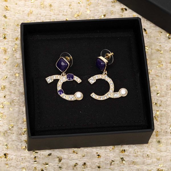 luxury quality charm drop earring with diamond and black color beads have box stamp 18k gold plated ps3432a, Golden
luxury quality charm drop earring with diamond and black color beads have box stamp 18k gold plated ps3432a, Golden
