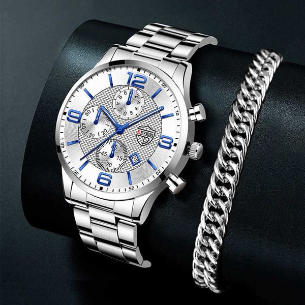 wristwatches relogio masculino men's business luxury stainless steel quartz silver bracelets calendar shining clock, Slivery;brown
wristwatches relogio masculino men's business luxury stainless steel quartz silver bracelets calendar shining clock, Slivery;brown