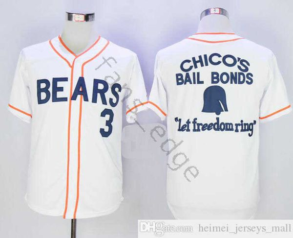 bad news bears jersey movie 1976 chico's bail bonds 3 kelly leak baseball white black embroidered jerseys size s-xxxl
bad news bears jersey movie 1976 chico's bail bonds 3 kelly leak baseball white black embroidered jerseys size s-xxxl