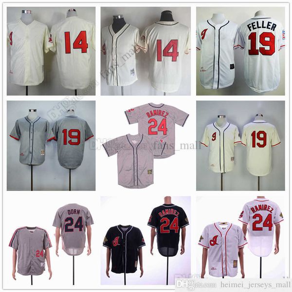 movie mitchell and ness baseball jersey vintage 24 manny ramirez jersey 19 bob feller 14 larry doby stitched breathable sport sale high, Black
movie mitchell and ness baseball jersey vintage 24 manny ramirez jersey 19 bob feller 14 larry doby stitched breathable sport sale high, Black