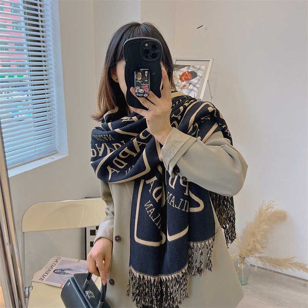 classic scarf 2023 new scarves for women in autumn and winter korean version versatile lovers' fashionable imitation cashmere thickened, Blue;gray
classic scarf 2023 new scarves for women in autumn and winter korean version versatile lovers' fashionable imitation cashmere thickened, Blue;gray