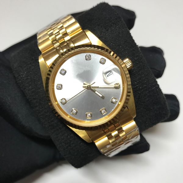 18 styles gold watch automatic asia 2813 luxury watches men women datejust 36mm sweeping watches glide smooth second hand luminous needles a, Slivery;brown
18 styles gold watch automatic asia 2813 luxury watches men women datejust 36mm sweeping watches glide smooth second hand luminous needles a, Slivery;brown