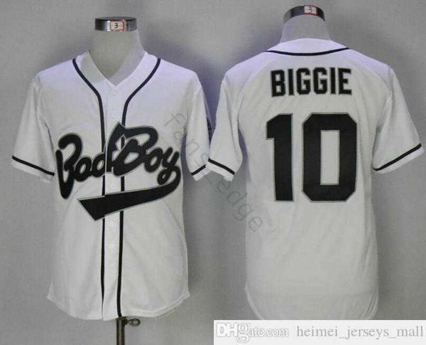 b.i.g. biggie smalls jersey the notorious movie bad boy #10 biggie white stitched baseball film buttons jerseys shirts size s-xxxl, Black
b.i.g. biggie smalls jersey the notorious movie bad boy #10 biggie white stitched baseball film buttons jerseys shirts size s-xxxl, Black