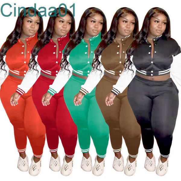 plus size tracksuits women winter long sleeve baseball suit paneled single-breasted cardigan trousers two-piece sportwear, Black
plus size tracksuits women winter long sleeve baseball suit paneled single-breasted cardigan trousers two-piece sportwear, Black