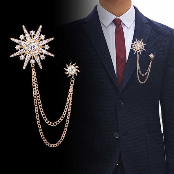 pins brooches high-end tassel chain star brooch crystal rhinone lel femme suit shirt collar badge fashion jewelry for men l221024, Gray
pins brooches high-end tassel chain star brooch crystal rhinone lel femme suit shirt collar badge fashion jewelry for men l221024, Gray