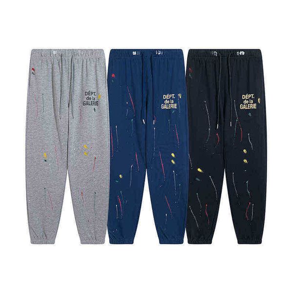 hip hop galleryes designer pants dept splash brand hand-painted graffiti loose high street men's leggings couple, Black
hip hop galleryes designer pants dept splash brand hand-painted graffiti loose high street men's leggings couple, Black