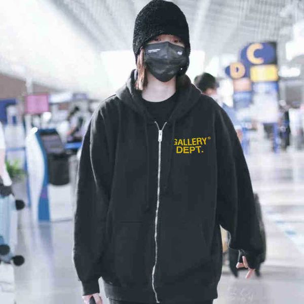 designer 2022 fashion men's hoodies cotton sweater high street fashion brand galleryt deptss worn simple letter zipper loose fleece hoo, Black
designer 2022 fashion men's hoodies cotton sweater high street fashion brand galleryt deptss worn simple letter zipper loose fleece hoo, Black