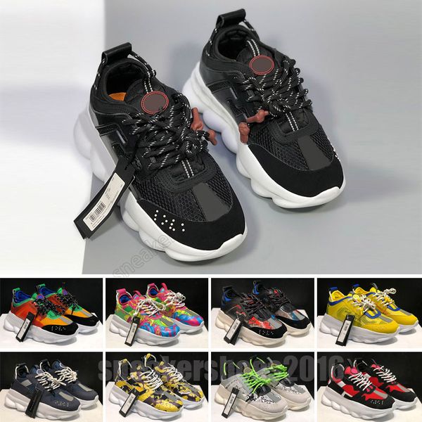 designer luxury casual shoes chain reaction wild jewels chain link trainer shoes sneakers, Black
designer luxury casual shoes chain reaction wild jewels chain link trainer shoes sneakers, Black