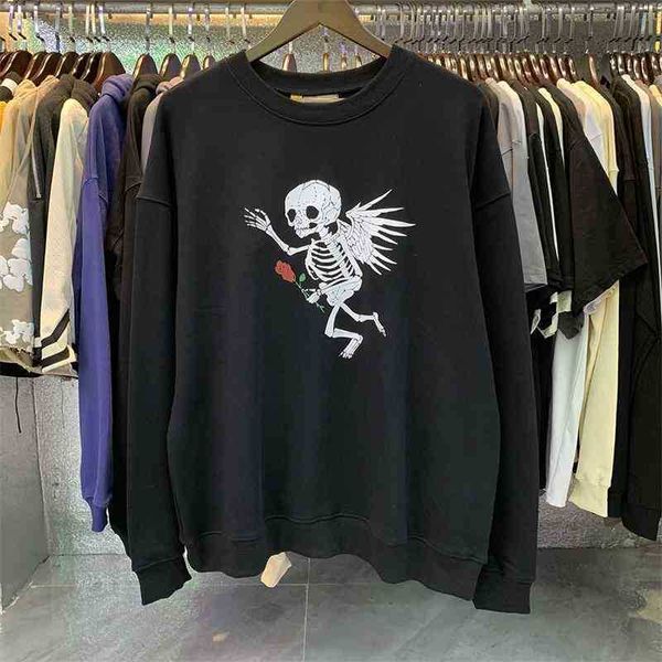 designer 2022 fashion men's hoodies cotton sweater gary dept angel skeleton wings rose gilt printing american brand men's and, Black
designer 2022 fashion men's hoodies cotton sweater gary dept angel skeleton wings rose gilt printing american brand men's and, Black