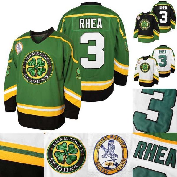 mens #3 ross rhea st. john's shamrocks hockey jersey 100% stitched hockey jerseys with emhl patch s-xxxl, Black
mens #3 ross rhea st. john's shamrocks hockey jersey 100% stitched hockey jerseys with emhl patch s-xxxl, Black