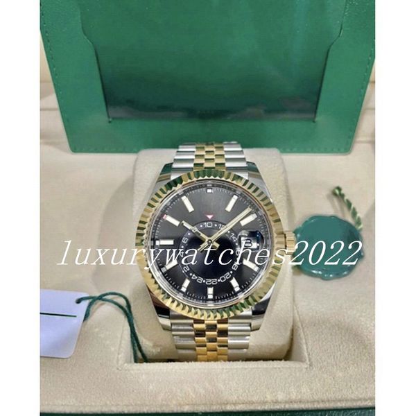 2 style mens watch nf factory v5 42mm 2813 movement automatic mechanical watches two tone 904l steel strap black dial luminous classic wrist, Slivery;brown
2 style mens watch nf factory v5 42mm 2813 movement automatic mechanical watches two tone 904l steel strap black dial luminous classic wrist, Slivery;brown