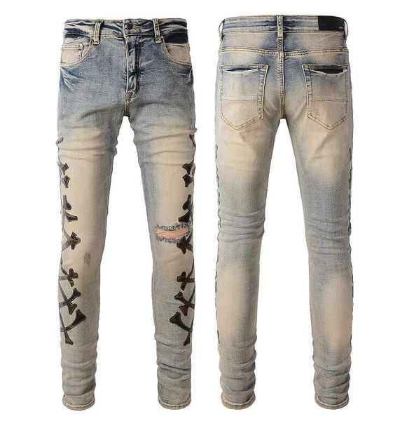men jeans for men rip slim fit skinny men pants orange star patch wearing cowboy stretch cult stretch motorcycle chic long straight hip hop, Blue
men jeans for men rip slim fit skinny men pants orange star patch wearing cowboy stretch cult stretch motorcycle chic long straight hip hop, Blue