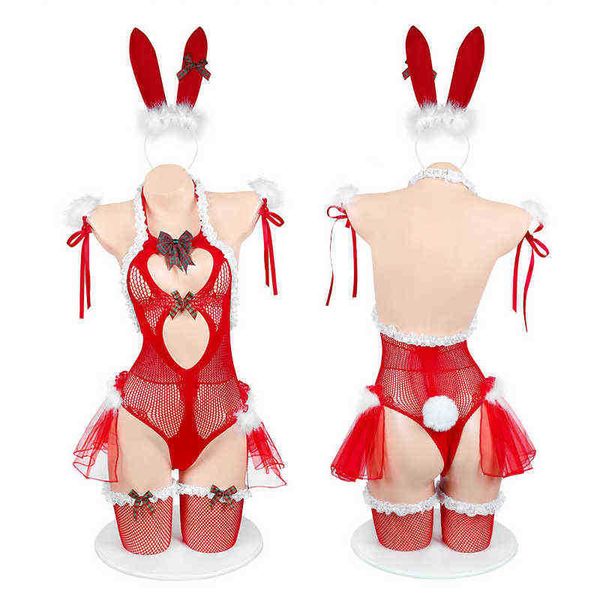 stage wear anime bunny girl cosplay comes lolita lace ruffle hollow out bodysuit red christmas fishnet lingerie set sleep dress t220901, Black;red
stage wear anime bunny girl cosplay comes lolita lace ruffle hollow out bodysuit red christmas fishnet lingerie set sleep dress t220901, Black;red
