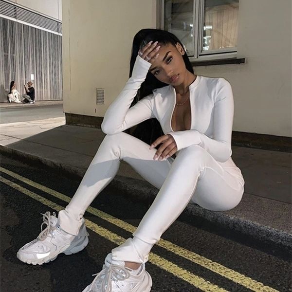womens jumpsuits rompers kliou solid blackwhite bodycon jumpsuit women sporty summer fitness long sleeve zipper elastic 221021, Black;white
womens jumpsuits rompers kliou solid blackwhite bodycon jumpsuit women sporty summer fitness long sleeve zipper elastic 221021, Black;white