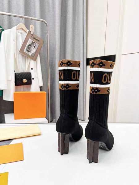 heeled heel boots elastic boot women shoes high heels autumn winter star trail socks fashion knitted designer alphabetic lady letter thick l, Black
heeled heel boots elastic boot women shoes high heels autumn winter star trail socks fashion knitted designer alphabetic lady letter thick l, Black