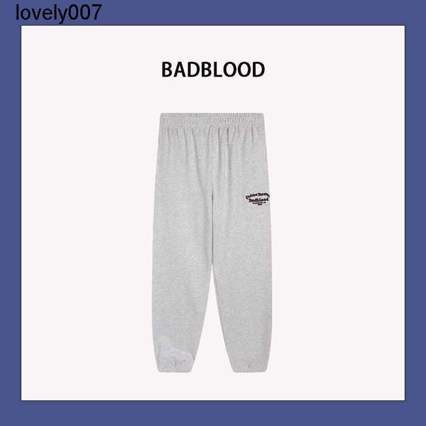 men's pants badblood toilet pants embroidered letter lanyard loose bound feet sports casual trousers lovers, Black
men's pants badblood toilet pants embroidered letter lanyard loose bound feet sports casual trousers lovers, Black