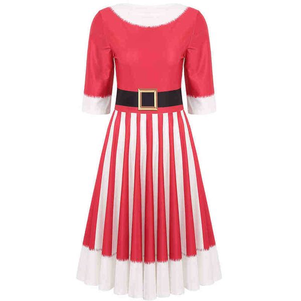 stage wear women christmas come casual flared midi dresses round neck half sleeves 3d printed striped pattern xmas theme party dress t220901, Black;red
stage wear women christmas come casual flared midi dresses round neck half sleeves 3d printed striped pattern xmas theme party dress t220901, Black;red