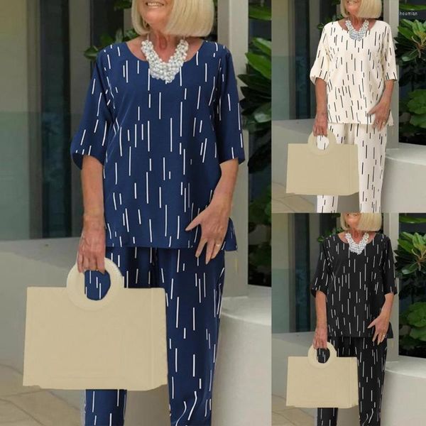 women's two piece pants 1 set women summer half sleeve blouse tracksuit casual loose striped patchwork crew neck female outfit for offi, White
women's two piece pants 1 set women summer half sleeve blouse tracksuit casual loose striped patchwork crew neck female outfit for offi, White