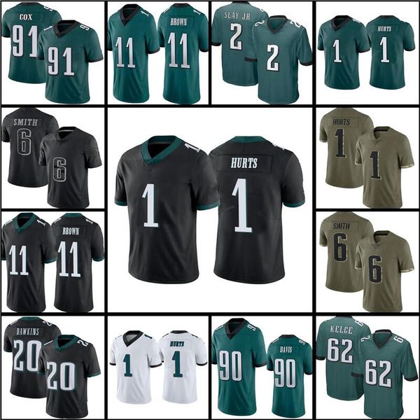 1 jalen hurts 6 devonta smith football jerseys 90 davis 11 aj brown jersey 26 miles sanders 62 jason kelce 91 fletcher cox darius slay jr, Black;red
1 jalen hurts 6 devonta smith football jerseys 90 davis 11 aj brown jersey 26 miles sanders 62 jason kelce 91 fletcher cox darius slay jr, Black;red