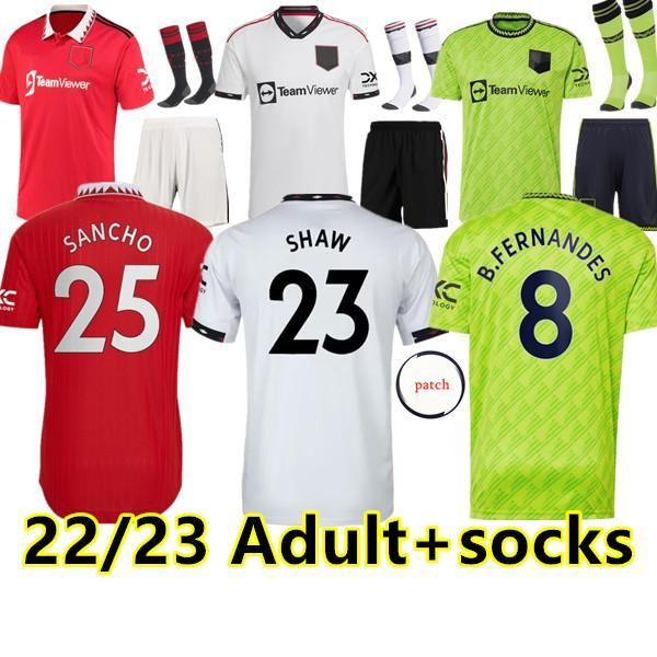 5a quality soccer jerseys kit socks 22 23 manchester sancho football varane bruno fernandes rashford pogba united jersey men kids woman shir, Black;yellow
5a quality soccer jerseys kit socks 22 23 manchester sancho football varane bruno fernandes rashford pogba united jersey men kids woman shir, Black;yellow
