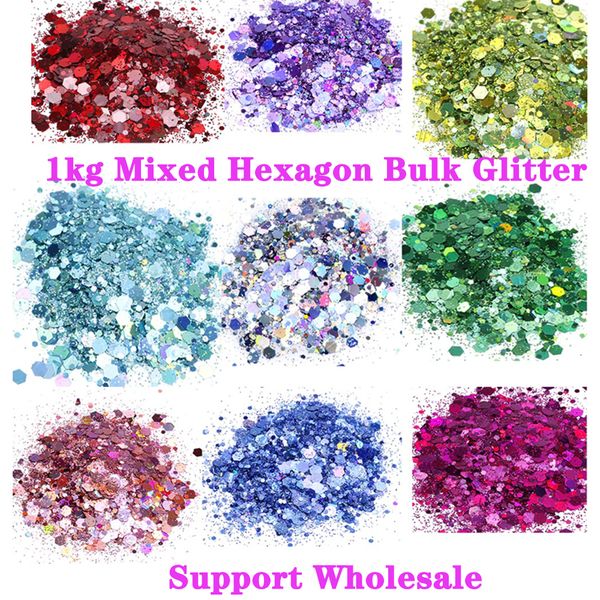 nail glitter 1kg holographic flocked chunky glitter 1000g bulk chunky fine mixed hexagon nail art glitter mixed holographic sequins supplies, Silver;gold
nail glitter 1kg holographic flocked chunky glitter 1000g bulk chunky fine mixed hexagon nail art glitter mixed holographic sequins supplies, Silver;gold