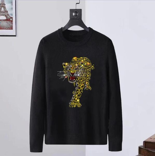 winter sweaters slim fit men's gifts streetwear o-neck man designer rhinestone, White;black
winter sweaters slim fit men's gifts streetwear o-neck man designer rhinestone, White;black