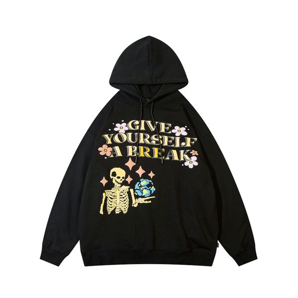 hoodies hip hop skull skeleton letter print hooded sweatshirt streetwear 2022 harajuku fashion casual loose oversized pullovers, Black
hoodies hip hop skull skeleton letter print hooded sweatshirt streetwear 2022 harajuku fashion casual loose oversized pullovers, Black