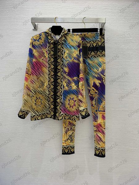 womens two piece pants gradient double f vintage print suit single breasted buttons loose long-sleeved shirts elastic waist slim casual trou, White
womens two piece pants gradient double f vintage print suit single breasted buttons loose long-sleeved shirts elastic waist slim casual trou, White
