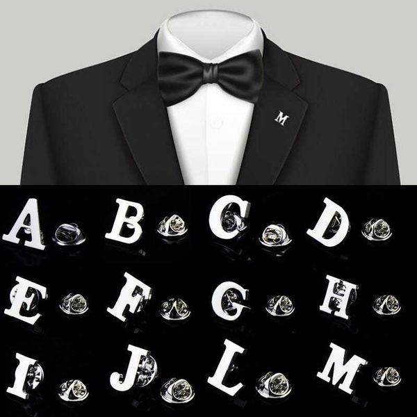 pins brooches classic letter a-z brooch men simple badges metal games on tie suit shirt collar men's accessories party jewelry l221024, Gray
pins brooches classic letter a-z brooch men simple badges metal games on tie suit shirt collar men's accessories party jewelry l221024, Gray