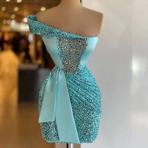 new short sequin prom formal dress 2023 one shoulder sequin beads pageant evening gowns vestidos gala club wear custom made robes de soiree, Black
new short sequin prom formal dress 2023 one shoulder sequin beads pageant evening gowns vestidos gala club wear custom made robes de soiree, Black