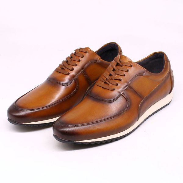 large size 7 to 15 men real leather casual shoes handmade lace up oxford mens sneakers breathable driving flat shoe luxury brand, Black
large size 7 to 15 men real leather casual shoes handmade lace up oxford mens sneakers breathable driving flat shoe luxury brand, Black