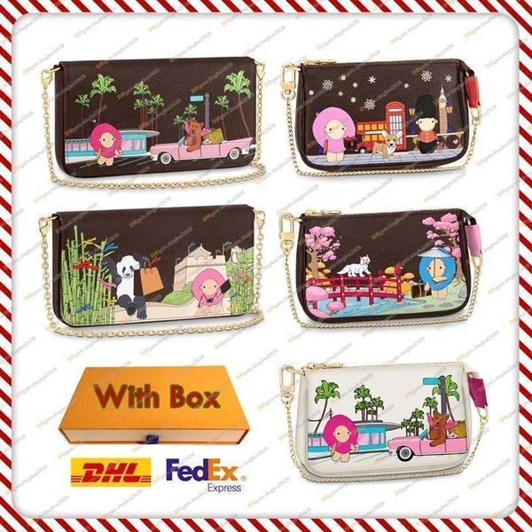 2021 christmas designer wallet purse ladies fashion casual silk screen mini bag handbag messenger bags key pouch m58009 m80863, Red;black
2021 christmas designer wallet purse ladies fashion casual silk screen mini bag handbag messenger bags key pouch m58009 m80863, Red;black