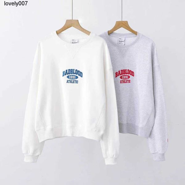 men's hoodies sweatshirts designer minority badblood color contrast american letter embroidery long sleeve loose casual sweater, Black
men's hoodies sweatshirts designer minority badblood color contrast american letter embroidery long sleeve loose casual sweater, Black