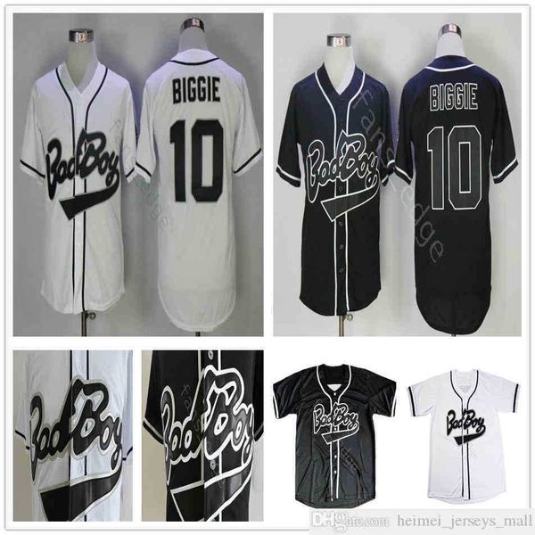b.i.g. biggie smalls jersey the notorious movie bad boy #10 biggie black white stitched baseball film buttons jerseys shirts size s-xxxl
b.i.g. biggie smalls jersey the notorious movie bad boy #10 biggie black white stitched baseball film buttons jerseys shirts size s-xxxl