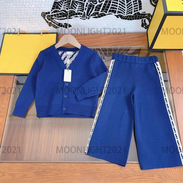 designer children knitted sets 2022 kids brand kniiting sweater jackets with wide leg pants two pieces sets v neck winter jacket sapphire bl, White
designer children knitted sets 2022 kids brand kniiting sweater jackets with wide leg pants two pieces sets v neck winter jacket sapphire bl, White