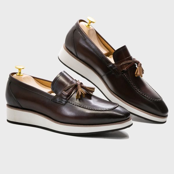 calf genuine leather casual shoes men tassel handmade fashion comfortable flat shoes daily commuting office street mens loafer, Black
calf genuine leather casual shoes men tassel handmade fashion comfortable flat shoes daily commuting office street mens loafer, Black