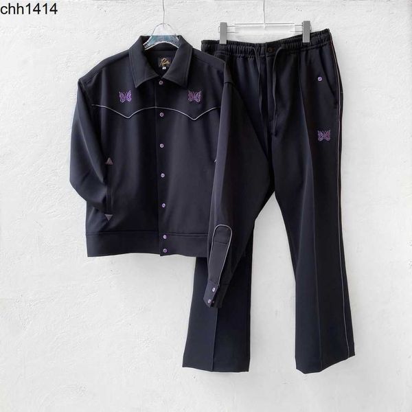 the right version of butterfly embroidered suit jacket casual bell bottoms trousers men and women's same suit fashion, Gray
the right version of butterfly embroidered suit jacket casual bell bottoms trousers men and women's same suit fashion, Gray