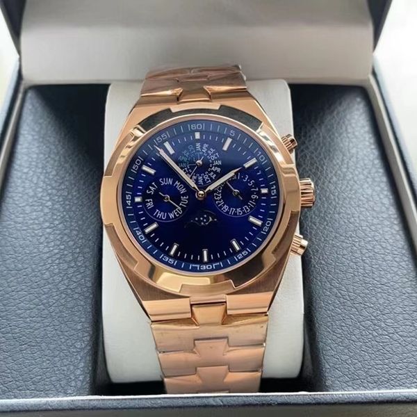 men's stars five needle mechanical watch rose gold dial 42mm china super movement fully automatic winding 316l fine steel classic casua, Slivery;brown
men's stars five needle mechanical watch rose gold dial 42mm china super movement fully automatic winding 316l fine steel classic casua, Slivery;brown