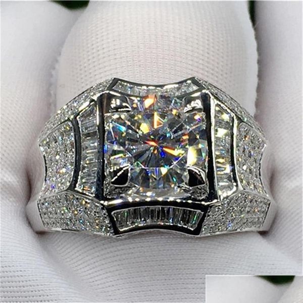 band rings 3 carats diamond ring for men rock 14k gold jewelry anillo esmaltado sier 925 bague diamant bizuteria rings drop delivery 2 dhxja, Silver
band rings 3 carats diamond ring for men rock 14k gold jewelry anillo esmaltado sier 925 bague diamant bizuteria rings drop delivery 2 dhxja, Silver