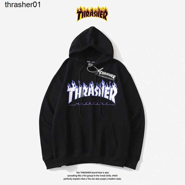 men's hoodies designer sweatshirts thrasher letter men's women's long sleeve hooded sweatshirt loose sport casual couple hood, Black
men's hoodies designer sweatshirts thrasher letter men's women's long sleeve hooded sweatshirt loose sport casual couple hood, Black