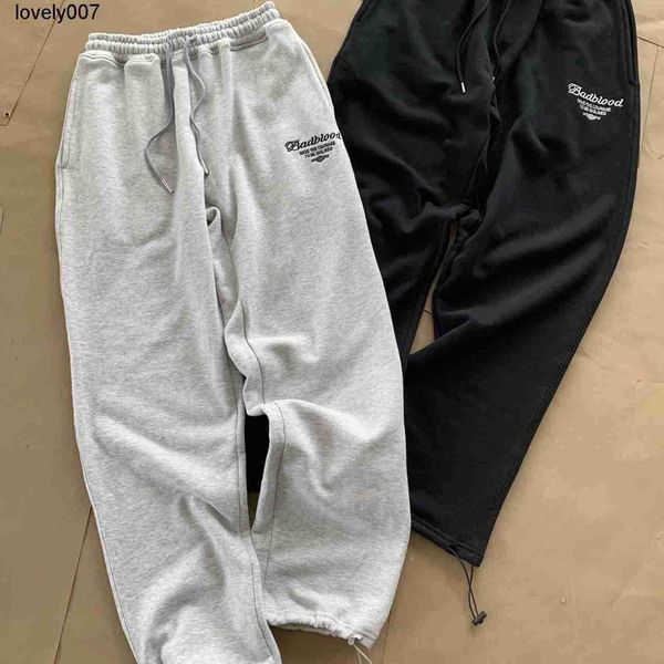 men's pants designer badblood same letter embroidery solid color pants casual elastic pants, Black
men's pants designer badblood same letter embroidery solid color pants casual elastic pants, Black