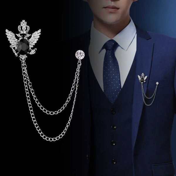 pins brooches retro shirt suit tassel bird wing brooch fringed chain double hawk head lel and badge gifts for men accosseries l221024, Gray
pins brooches retro shirt suit tassel bird wing brooch fringed chain double hawk head lel and badge gifts for men accosseries l221024, Gray