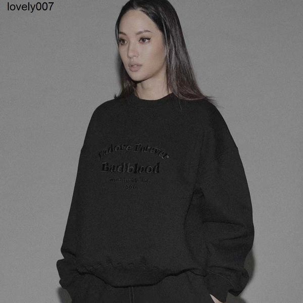 men's hoodies sweatshirts designer badblood basic letter embroidery three dimensional crew neck sweater men and women loose casual kore, Black
men's hoodies sweatshirts designer badblood basic letter embroidery three dimensional crew neck sweater men and women loose casual kore, Black