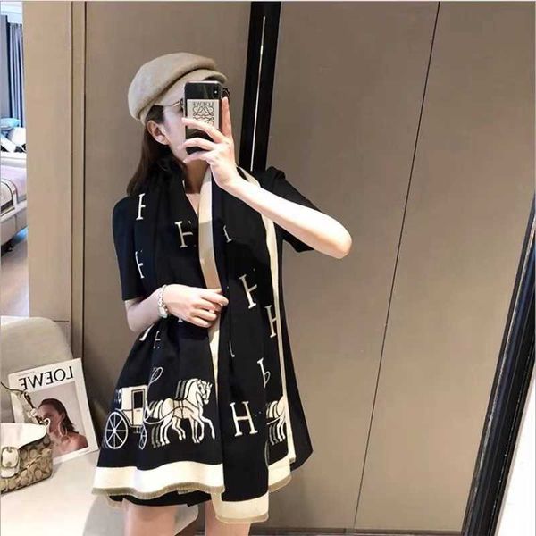 factory online wholesale 75% off classic scarf h-letter carriage women's winter versatile imitation cashmere high grade shawl warm neck, Blue;gray
factory online wholesale 75% off classic scarf h-letter carriage women's winter versatile imitation cashmere high grade shawl warm neck, Blue;gray