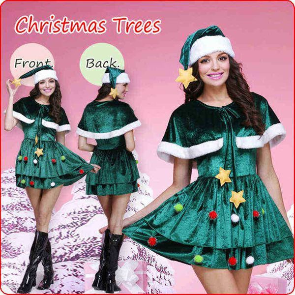 stage wear christmas women come cosplay christmas tree come christmas party dress with hat outfits girl skirt 2021 new t220901, Black;red
stage wear christmas women come cosplay christmas tree come christmas party dress with hat outfits girl skirt 2021 new t220901, Black;red