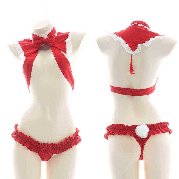stage wear anime cosplay santa come christmas lingerie set cute hollow out bikini bowknot ruffle halter neck bra rabbit tail briefs t220901, Black;red
stage wear anime cosplay santa come christmas lingerie set cute hollow out bikini bowknot ruffle halter neck bra rabbit tail briefs t220901, Black;red