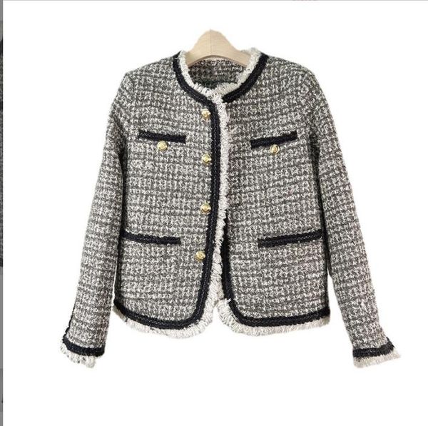 1019 2022 autumn women's jackets coat long sleeve crew neck tweed white fashion womens clothes huilin, Black;brown
1019 2022 autumn women's jackets coat long sleeve crew neck tweed white fashion womens clothes huilin, Black;brown