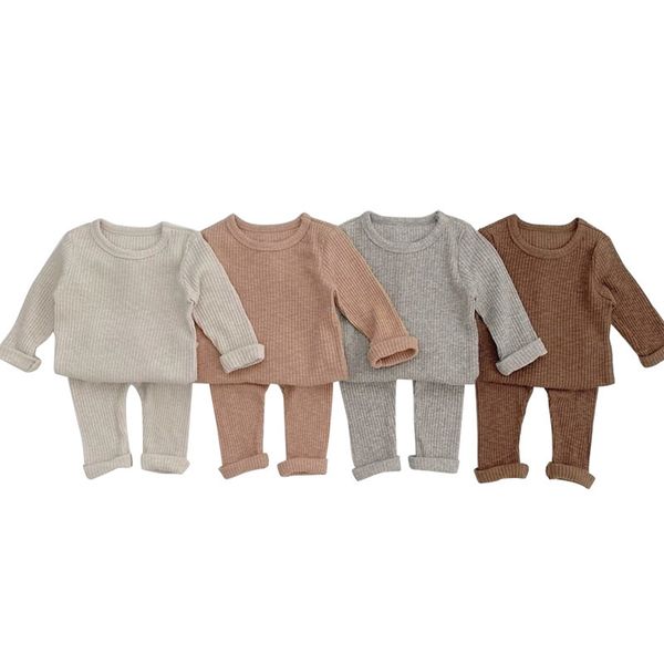 baby autumn two pieces ribbed clothing set long sleeve sweatshirt solid pants leggings for newborn infant outfits, White
baby autumn two pieces ribbed clothing set long sleeve sweatshirt solid pants leggings for newborn infant outfits, White