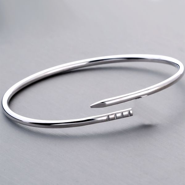 Nail Bracelet Carti Bracelets Gold Plated Silver Bangle Mens Designer Braclets Armband Gold Damen Thin Bangles Charm Braclet Pulsera Suerte Bracciale Per Amica
Nail Bracelet Carti Bracelets Gold Plated Silver Bangle Mens Designer Braclets Armband Gold Damen Thin Bangles Charm Braclet Pulsera Suerte Bracciale Per Amica
