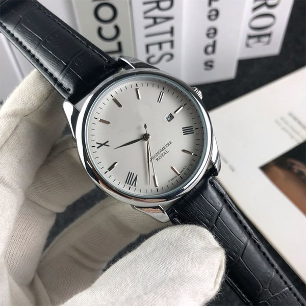 luxury brand men's quartz watch business leisure roman digital dial stainless steel case leather watches, Slivery;brown
luxury brand men's quartz watch business leisure roman digital dial stainless steel case leather watches, Slivery;brown